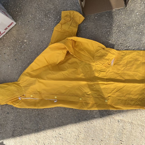 Waterproof suit XL new, yellow color