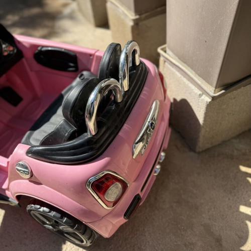 Pink Electric Ride-On Car for Kids used, mini style