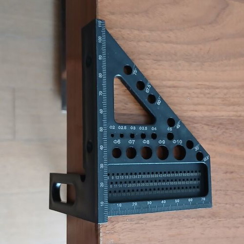 3D Polygonal Angle Ruler New, 22.5°-90° Measurement Tool
