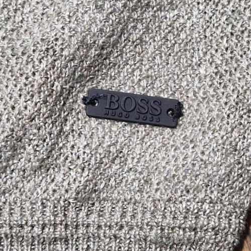 Hugo Boss linen pullover XL new, olive color