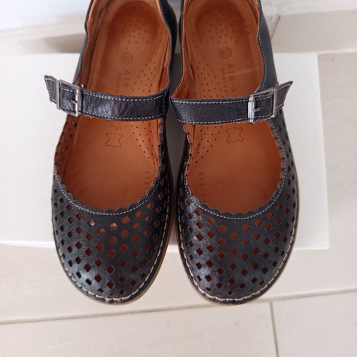 Voi&Noi Anesis Leather Ballerinas Like New, Blue, Size 38