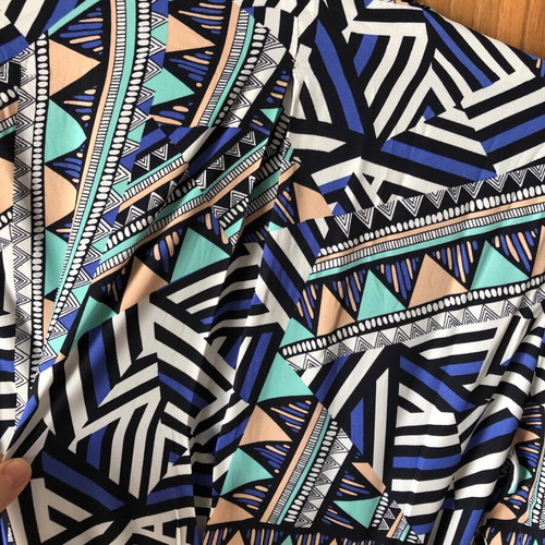 Long dress xxl new, colorful, polyester