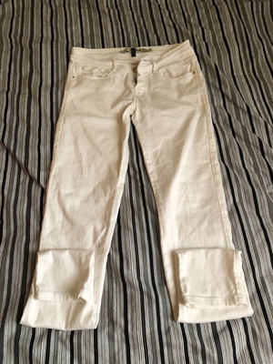 Zara slim white jeans used, good condition, size S