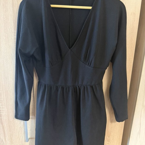 Bershka one-piece romper like new, black, size M