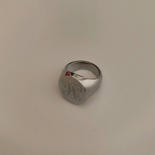 Tommy Hilfiger chevalier ring stainless steel like new, size 54