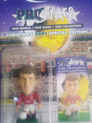 Φιγούρα Teddy Sheringham καινούργια, ποδοσφαιρική συλλεκτική από Corinthians