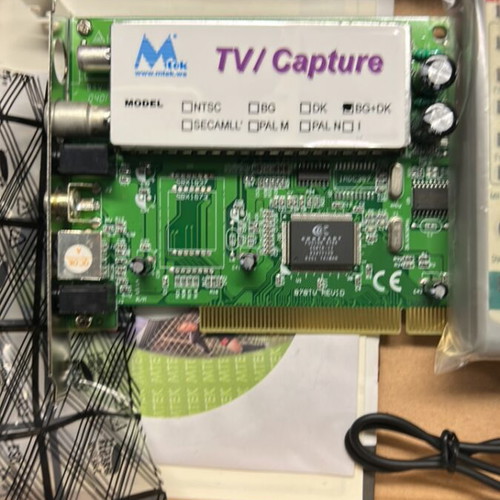 Vintage TV Capture Card PCI new, in box