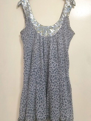 Summer dress like new, grey, size L