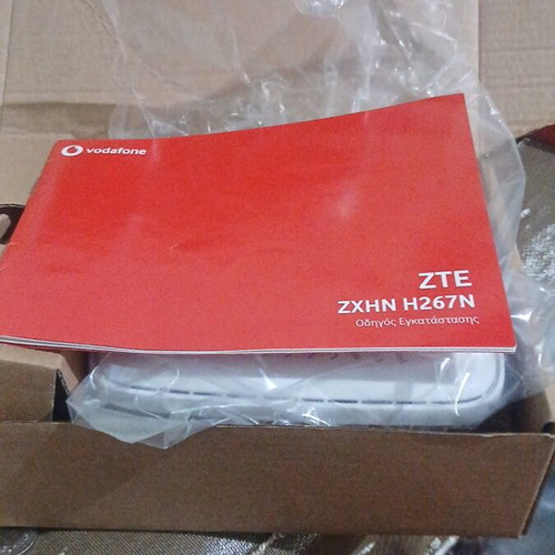 VDSL/ADSL Router ZTE H267N new, Cyta/Vodafone compatible