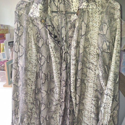 Shirt dress with belt, size S / 36 / 8