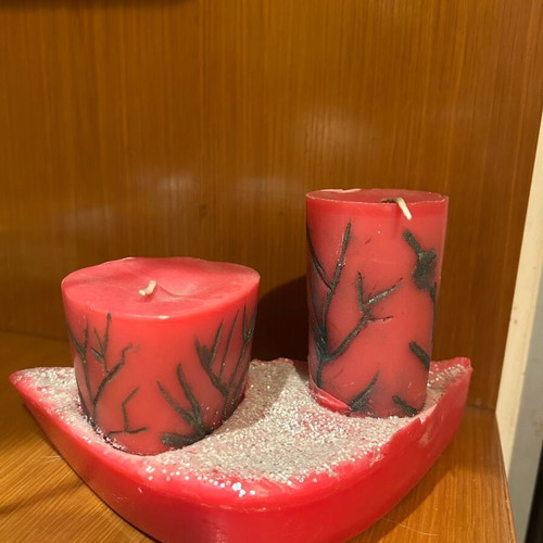Carved candles new