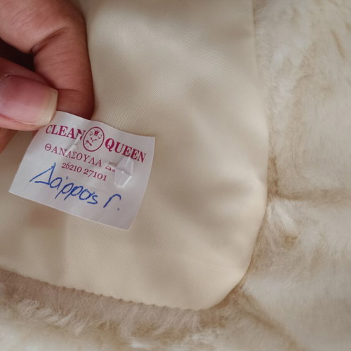 Children's fur coat size 3 with lining new