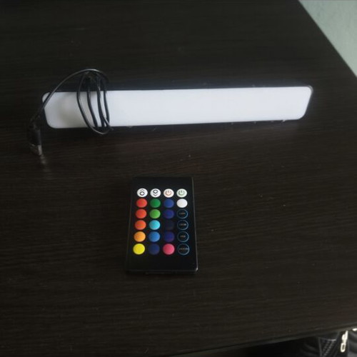 Led RGB light bars with controllers, like new, set of 2