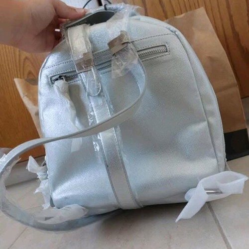 Parfois women's silver backpack new with tag