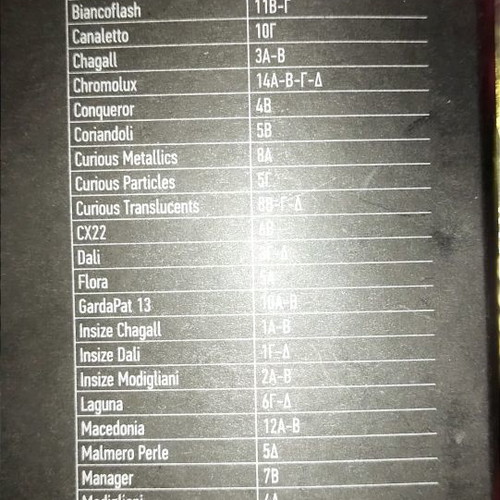 Sample book of special papers used
