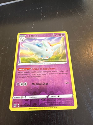 Pokémon κάρτα Togekiss Reverse Holo Stage 2 μεταχειρισμένη