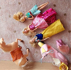 παιχνίδια Barbie και minie