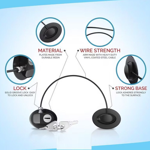 Smart lock new for cabinets, fridge, and wardrobe