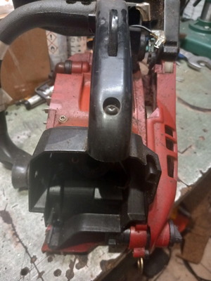Pruning chainsaw used for spare parts