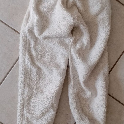 Orchestra sports sweatpants used 140cm grey black with fur lining