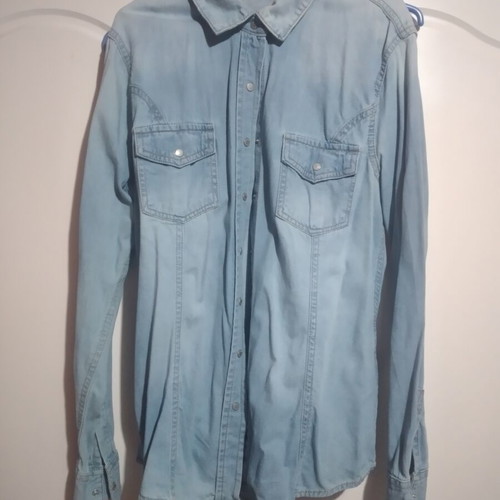 Denim shirt Abysse used, size L, blue