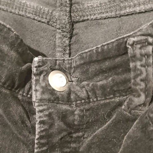 Motivi velour jeans pants size M like new, black