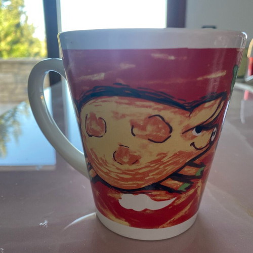 Artistic porcelain mug with modern design new