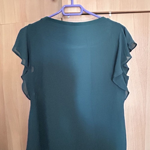 Zara woman κοντομάνικη μπλούζα μεταχειρισμένη, μέγεθος Medium, κυπαρισσί