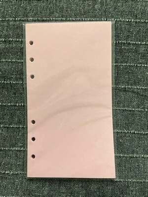 Pink Personal refill paper 9.5 x 17 cm, 4 packs of 30 sheets