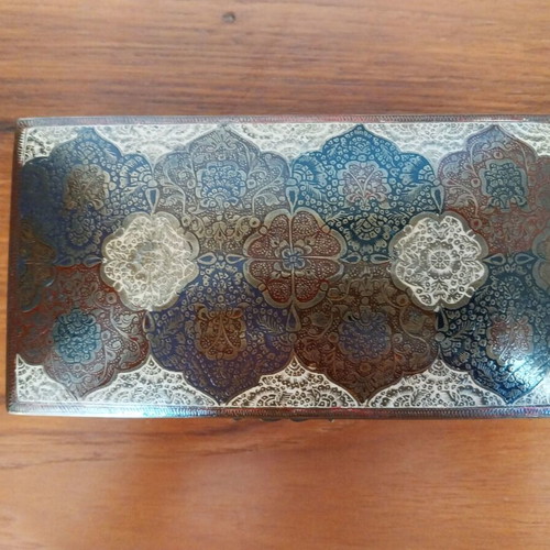 Collectible Marquetry Box Handmade from India Like New