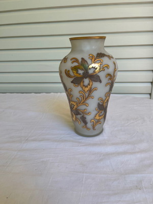 Art Nouveau antique opaline vase