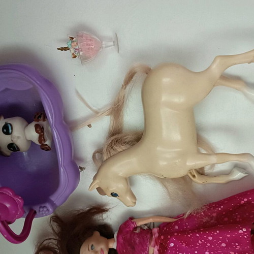 Toys for girl used, assorted
