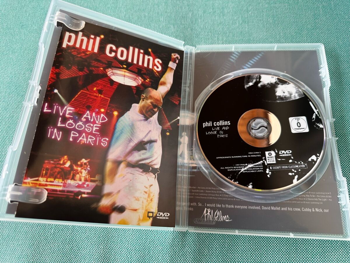 Phil Collins Live and Loose in Paris DVD… - € 48,00 - Vendora.cy