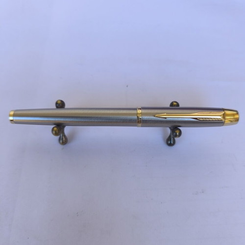 Parker IM Core Brushed Metal GT pen used