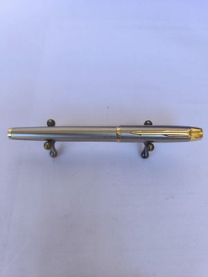 Parker IM Core Brushed Metal GT pen used