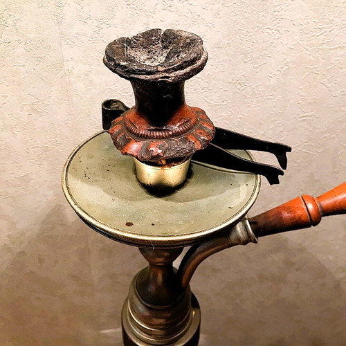 Hookah collectible old handmade used with glass base