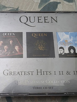 Queen The Platinum Collection Greatest Hits 1 2 3 CD set used with booklet
