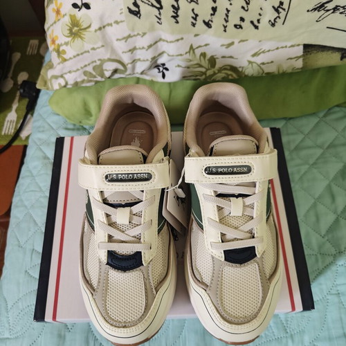 U.S. Polo Assn. Supole 5FX sneakers size 35 new, multicolor green