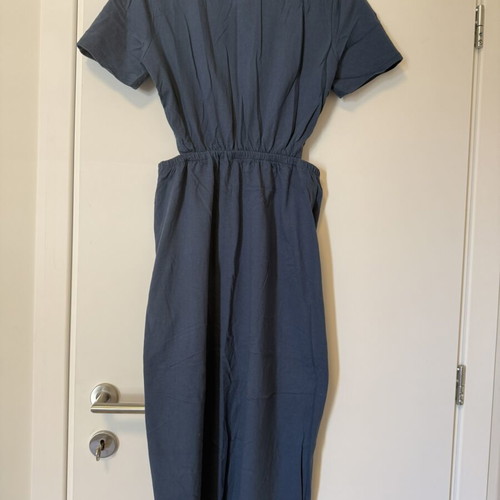 River Island Midi Dress like new, washed blue, cotton, UK12 M-L