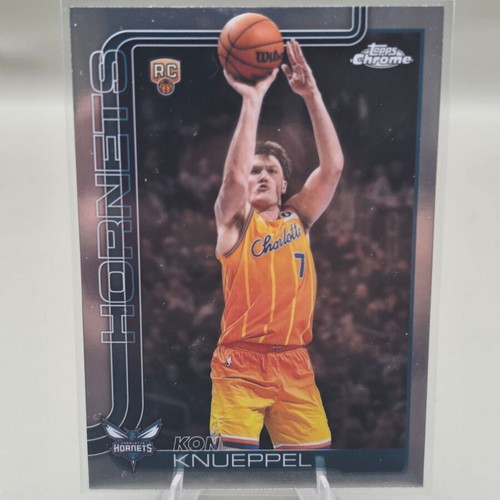 2025-26 Topps Chrome Kon Knueppel Rookie Card RC #154