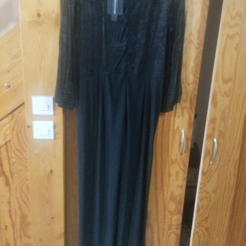 Y.A.S jumpsuit new, black with lace, size L