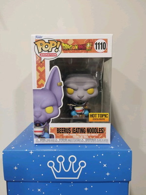 Funko Pop Animation Dragonball #1110 Beerus Eating noodles καινούργιο