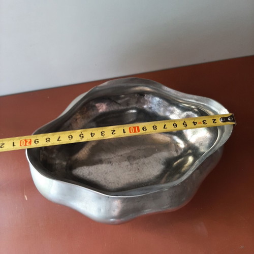Pewter Antique Vessel with Angel Touchmark, Like New