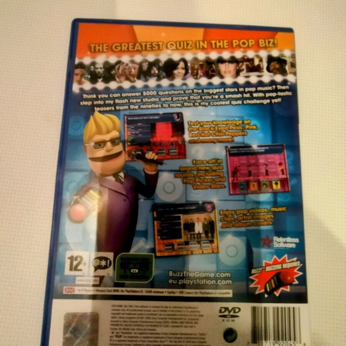 Buzz! The Pop Quiz PS2 used with manual