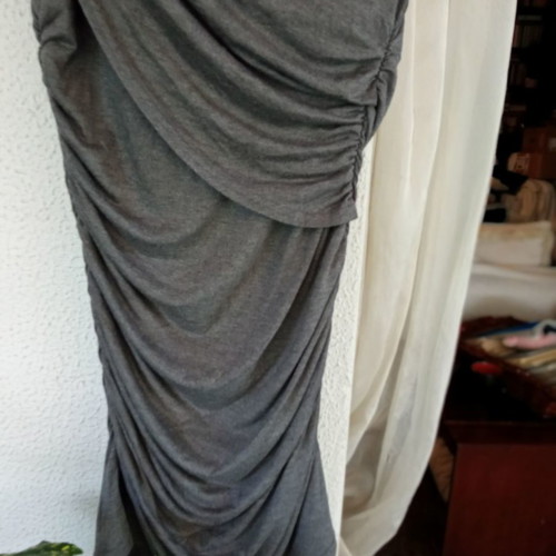Jus d' Orange Paris φόρεμα silky ruched dress - S