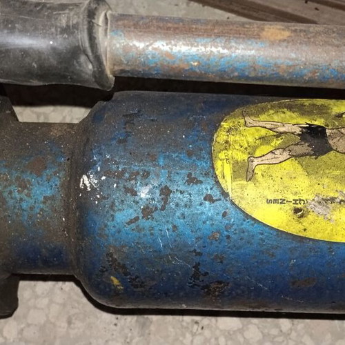 Samson hydraulic pipe bender used, manual with molds