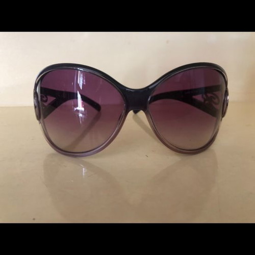 Blumarine mask sunglasses dark lilac color, like new