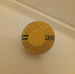 Range King golf ball used for practice