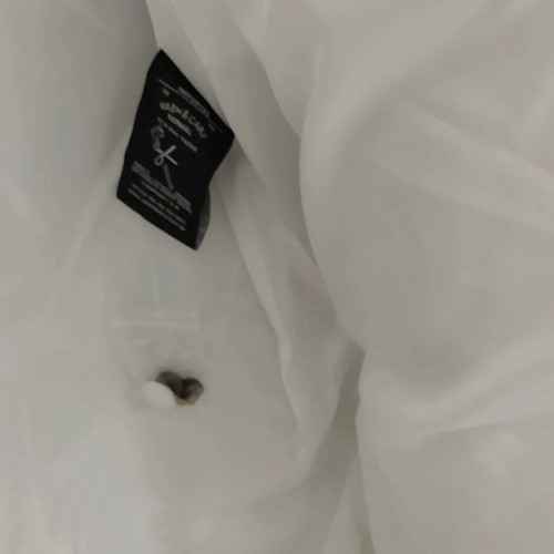 Splendid long white puffer coat elegant, new, size M