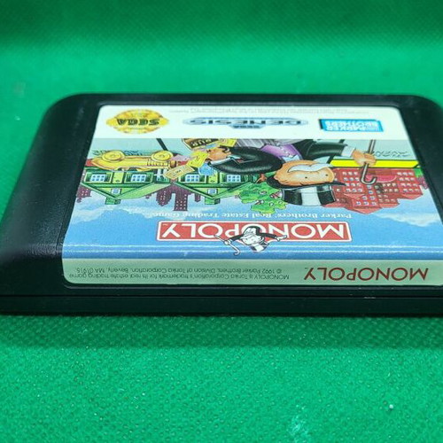 Monopoly Sega Genesis game used, original, puzzle simulation